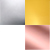 Prata, Dourado, Branco , Rose