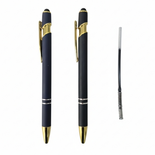 CANETA ESFEROGRÁFICA DE METAL COM PONTA TOUCH-HC001BGD