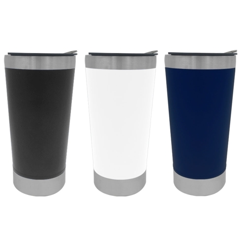 Copo Térmico Em Inox Com Tampa E Abridor De Garrafa 500ML-BZR100