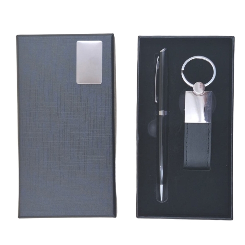 KIT CANETA E CHAVEIRO COM BOX-PB2001 + CD10B + NA001