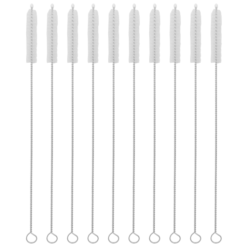 Kit 10 Escovas Para Canudos Reutilizáveis -PA-215+E10