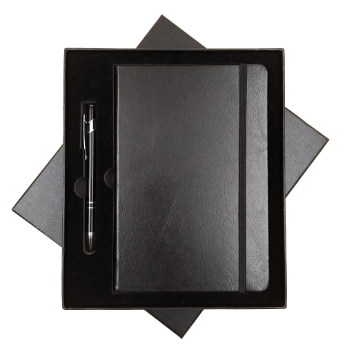 Kit Bloco de Anotações + Caneta + Box-A5-5 + HC001BB +  A5BOX