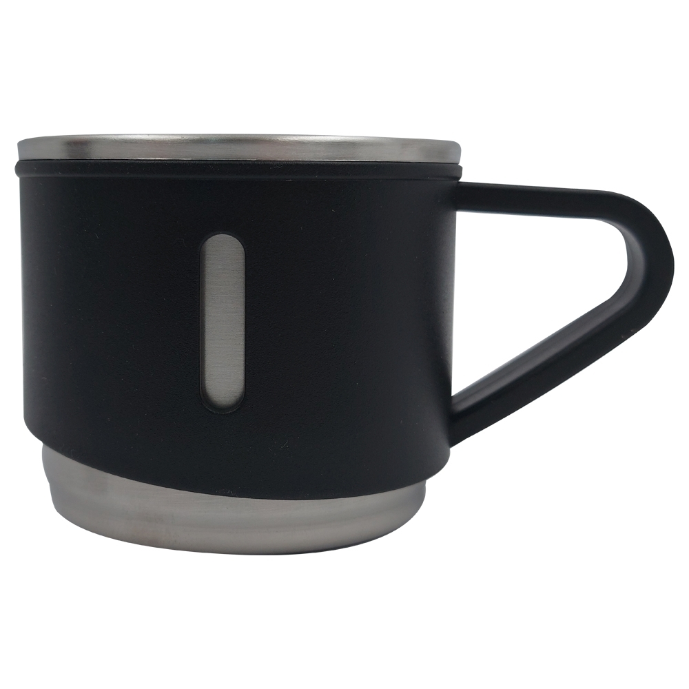 Garrafa Térmica Em Metal Com 3 Xícaras 