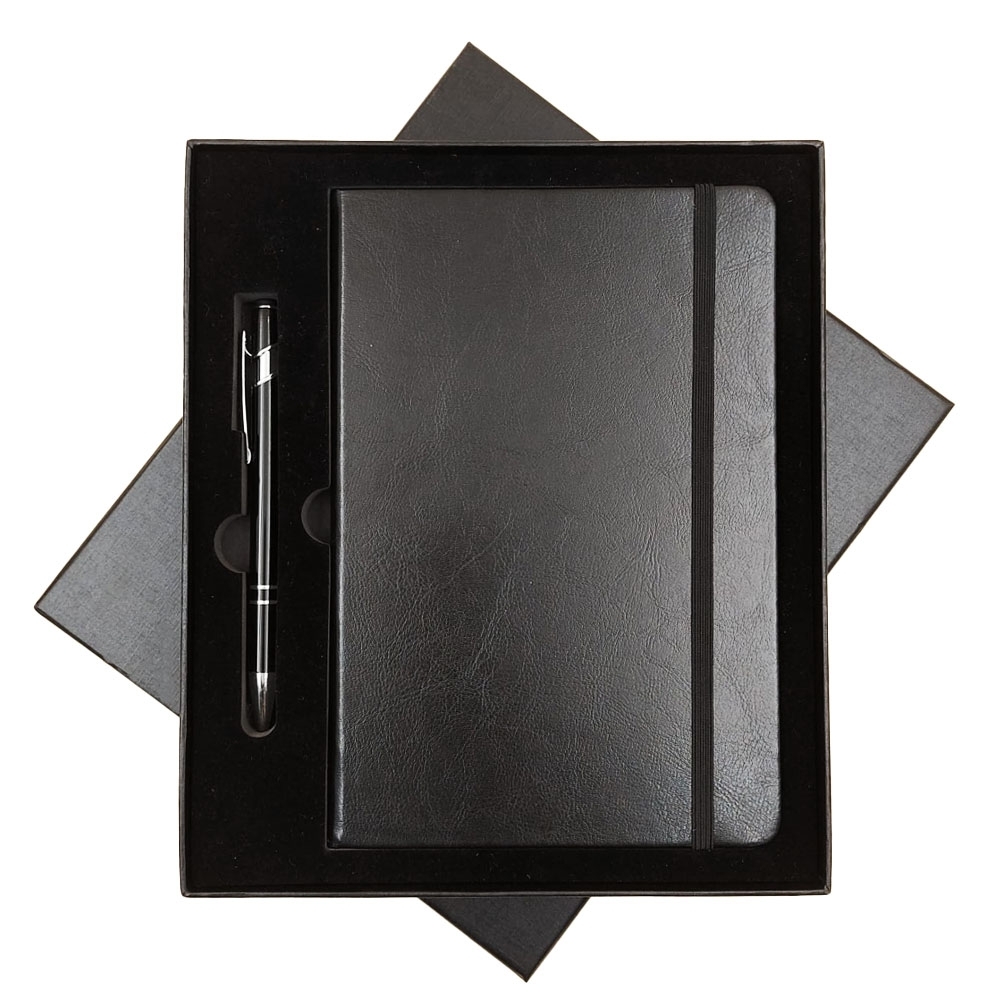 Kit Bloco de Anotações + Caneta + Box-A5-5 + HC001BB +  A5BOX